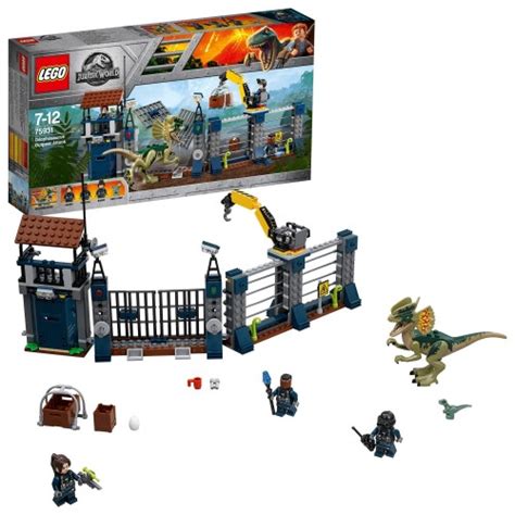 Lego Jurassic World Dilophosaurus Outpost Attack 75931 Toys Shopgr