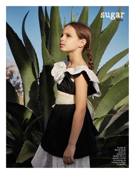 Claudia From Sugar Kids For Vogue Niños By Elena Olay Kids