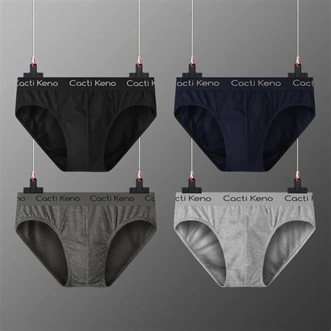 4 PACKSMen S High Quality Briefs For Men Cotton Stretch Underwear