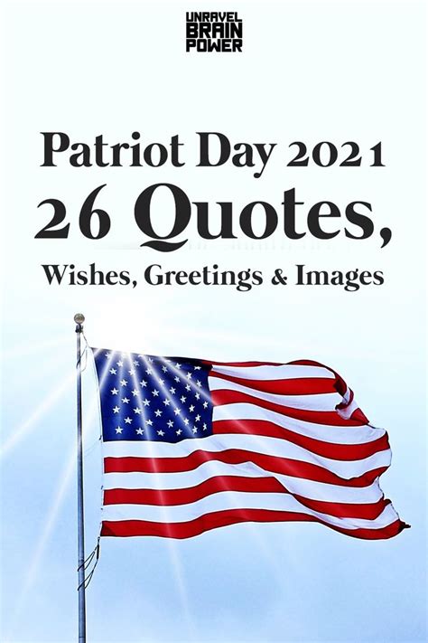 Patriot Day 2021 26 Quotes Wishes Greetings And Images Patriots Day