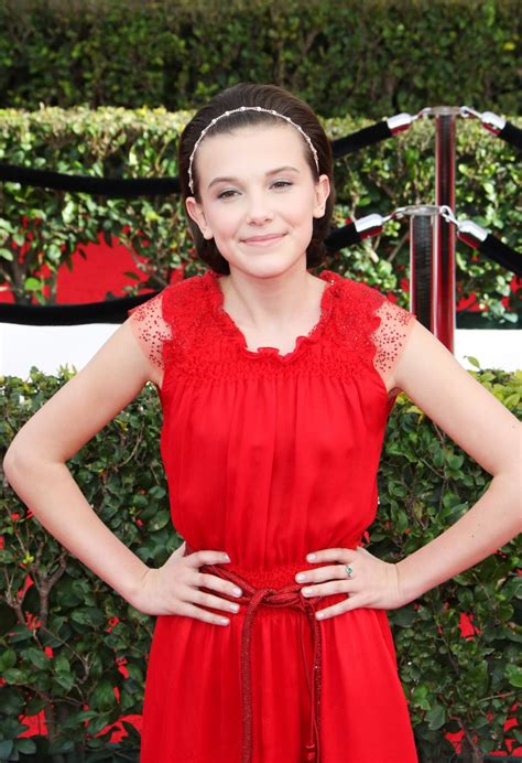 Millie Bobby Brown At 23rd Annual Screen Actors Guild Awards In Los