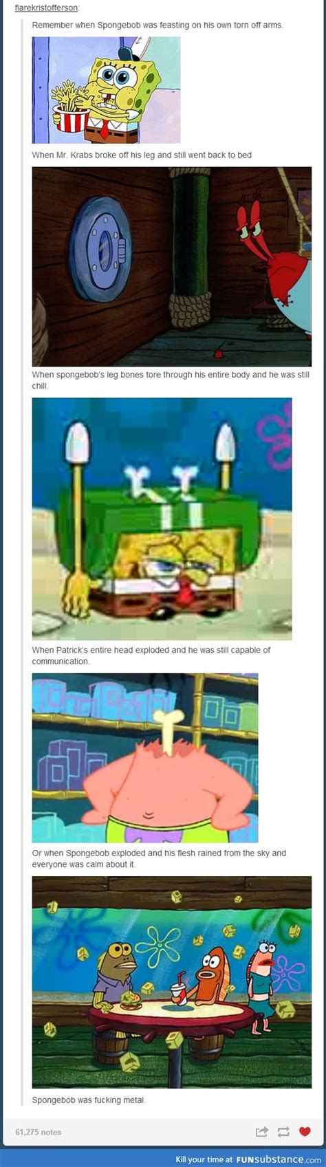 Spongebob Gets Brutal Spongebob Logic Cartoon Logic Spongebob