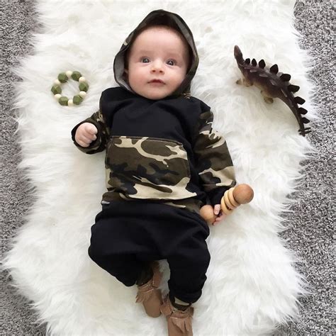 Classic Camo Baby Outfit Boy Outfits Girls Clothing Sets Baby Boy