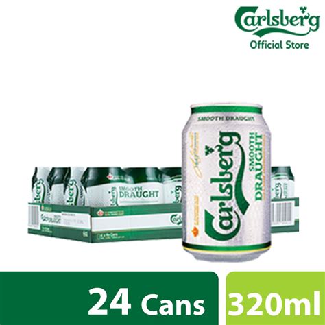 Brewed longer for its signature smoothness with an easy finish, carlsberg smooth draught introduces innovative and revolutionising draught beer drinking experience. Carlsberg Smooth Draught Beer Can 320ml (Pack of 24 ...