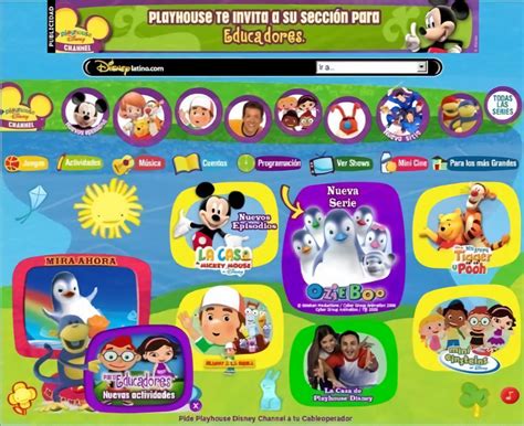 Playhouse Disney Spanish Website By Trevorhines On Deviantart