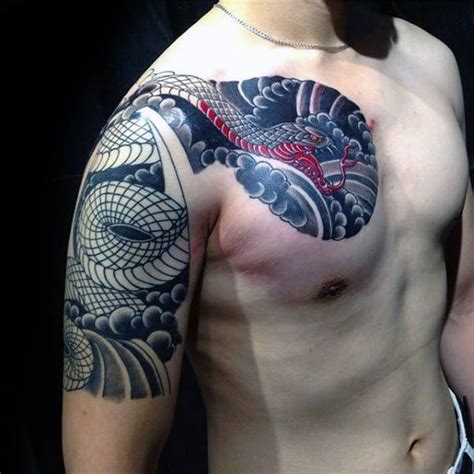 80 Japanese Snake Tattoo Design For Men Cool Ink Ideas
