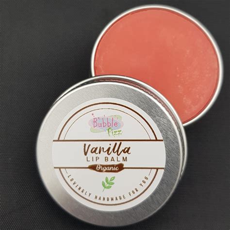 Organic Vanilla Lip Balm Bubble And Fizz