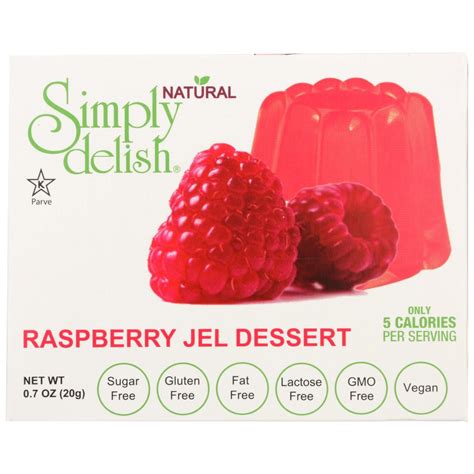 Simply Delish Jel Dessert Raspberry 7 Oz