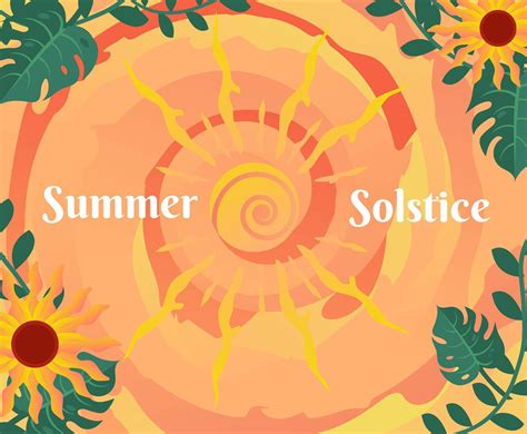 75 images of summer solstice clipart. Summer Solstice Vector With Sunflower | Summer solstice ...