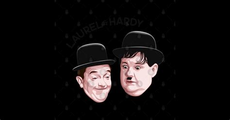 Laurel And Hardy Color Laurel And Hardy Sticker Teepublic
