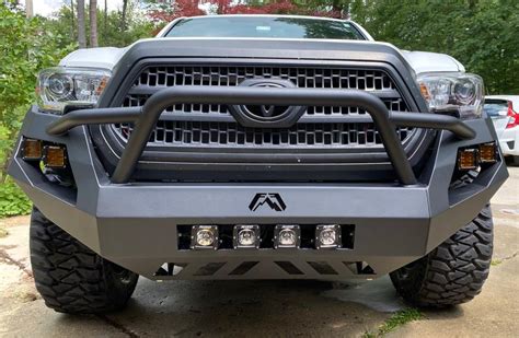 Fab Fours Vengeance Front Bumper With Pre Runner Guard Black Tt16