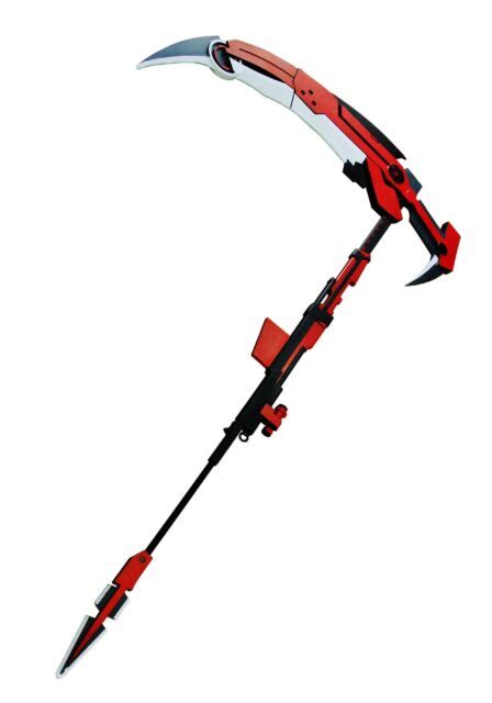 Rwby Ruby Rose Crescent Sniper Scythe Detachable Cosplay Prop Weapon