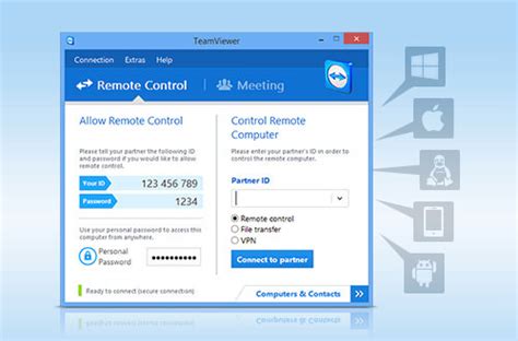 Teamviewer Remote Control Ordinateurs Et Logiciels