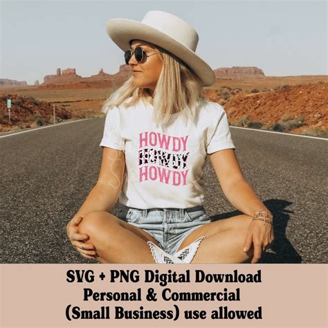 Howdy Svg Western Svg Country Png Cowgirl Svg Western Etsy