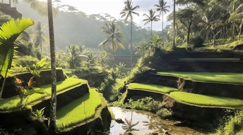 Premium Ai Image Cultural Landscape Of Bali Subak Irrigation Sy Unesco Natural Trust