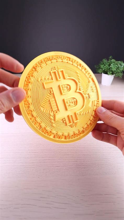 A 3d Printed Gold Bitcoin An Immersive Guide By Marsgizmo