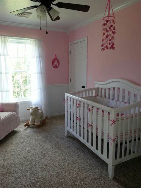 Arabellas Pink And White Nursery Project Nursery Pink Baby Room