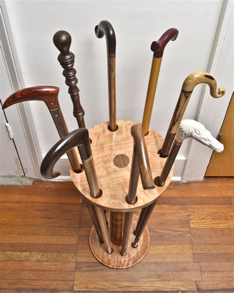 Handmade Walking Cane Stands And Holders — Gillis Canes Llc