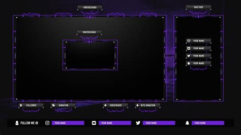 Twitch Live Stream Overlay Template Tutorial Youtube
