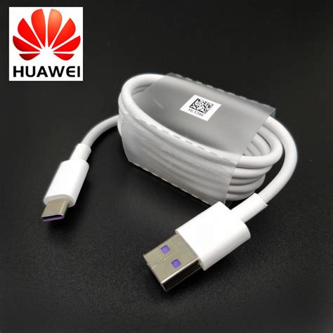 Original Huawei P20 Charger Cable 5a Usb Type C Supercharge Fast Charge