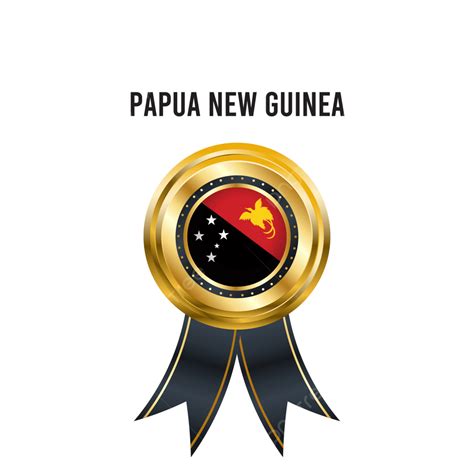 Papua New Guinea Vector Png Images Papua New Guinea Medal Design