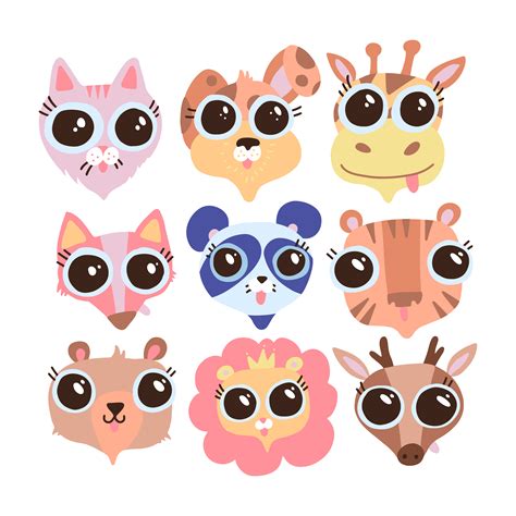 Cute Animal Cartoon Eyes