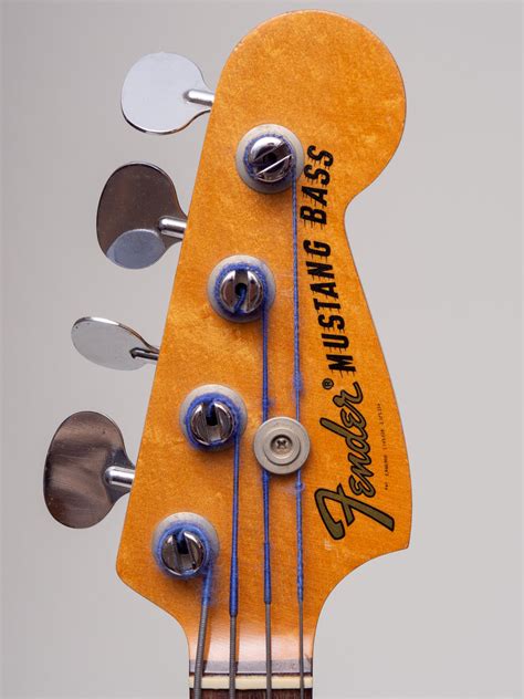 1966 Fender Mustang Bass Daphne Blue Tr Crandall Guitars