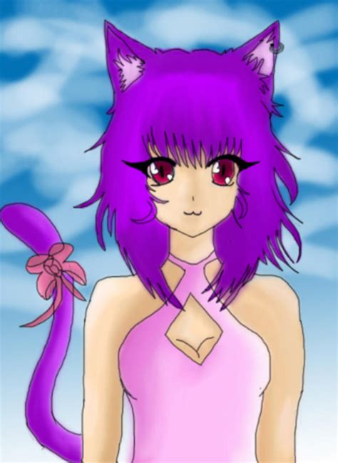 Anime Girl Cat Fanart By Miranamikaze On Deviantart