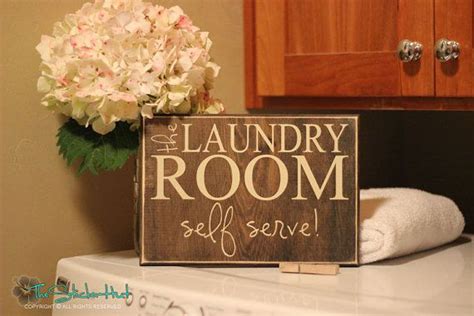 The Laundry Room Self Serve Laundry Room Sign By Thestickerhut 2250