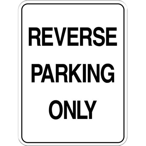 Buy Online Reverse Parking Only Sign Sign Here Signs