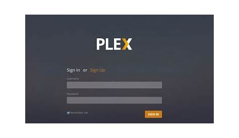 how to sign up for plex