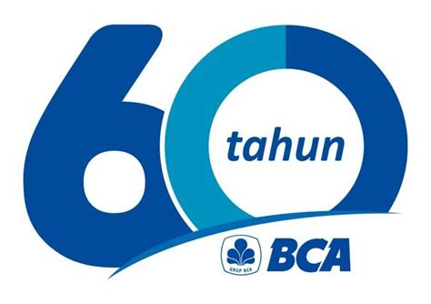 60 Years Of Bank Bca Indonesia Anniversary Logo Bca Symbols