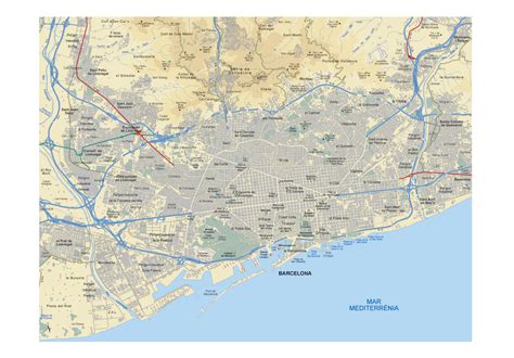 Mapa De Barcelona