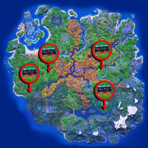 Fortnite Guide Chest And Landmark Locations Millenium A