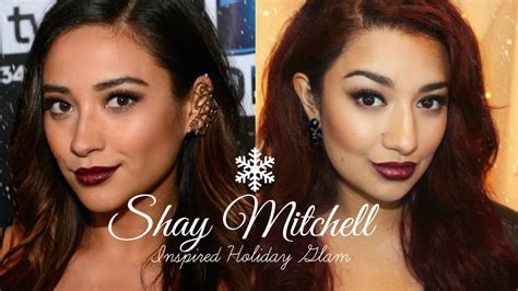 Shay Mitchell Inspired Holiday Glam Makeup Tutorial Youtube