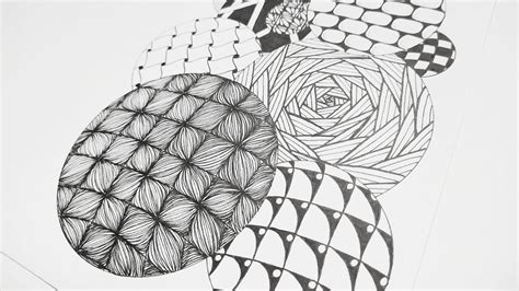 This is a digital download pdf. Drawing | Zentangle in Bubbles - YouTube