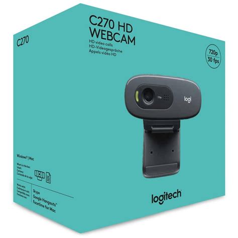 Camara Web Logitech C270 Hd 720p30fps Con Microfono Clip Universal