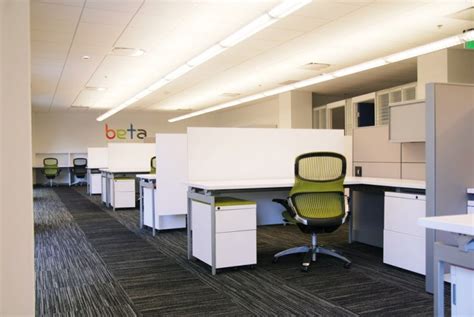 Commercial Interior Design And Office Furniture In Green
