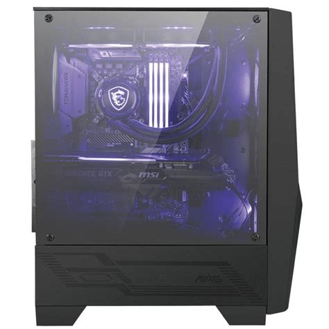 Msi Mag Forge 100m Tempered Glass Rgb Usb 32 Mid Tower Kasa Gaming