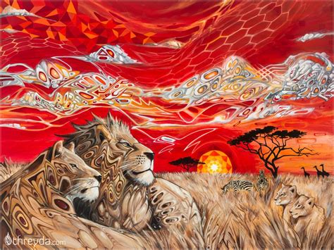 Abstract Lion Africa Artwork Animals Wallpapers Hd Desktop And