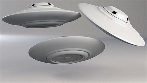 Ufo Classic Flying Saucer Vray 3d Model Cgtrader
