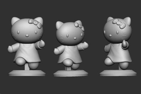 Stl File Hello Kitty 3d Printable Stl 👋・3d Printing Idea To Download・cults