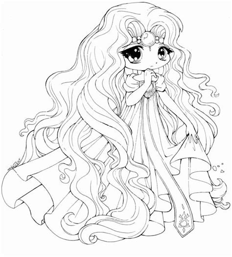 Anime Princess Coloring Pages