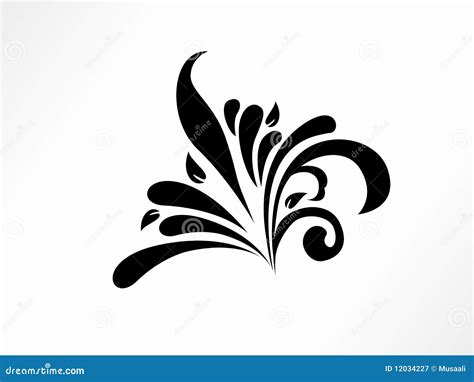 Floral Pattern Vector White Damask Black And White Floral Seamless