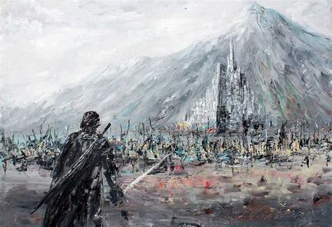 Aragorn And Gondor Canvas Print Battle Of The Pelennor Fields Galerifoton