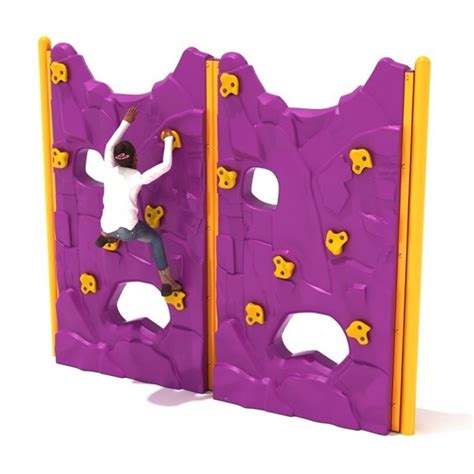Double Parallel Rock Climbing Wall