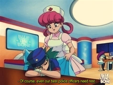 Aww Poor Officer Jenny Overworked Herself But Luckily Nurse Joy Is More Than Just A Pokemon