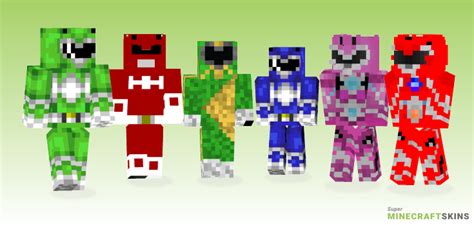 Power Ranger Minecraft Skins Download For Free At Superminecraftskins