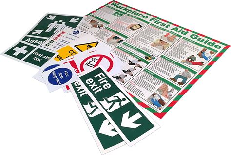 Laminated Workplace First Aid Poster 590mm X 420mm Complete With Safety