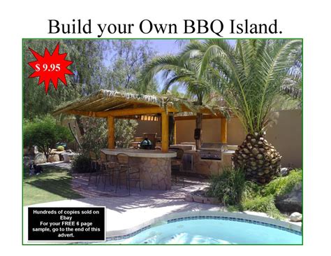 An outdoor kitchen is a perfect way to spend your leisure time. Details about DIY BBQ Island Plans, How to build a BBQ ...